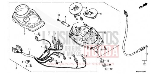 MESSGERAET (CBF125MB/D) CBF125MD de 2013